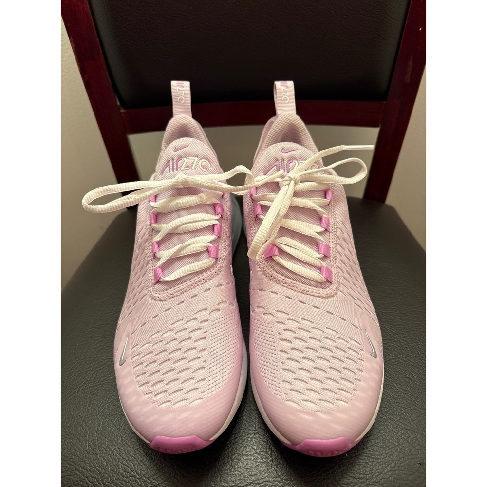 Nike Air Max 270 Women Pink White Athletic Sneakers Shoes Size - Picture 2 of 6